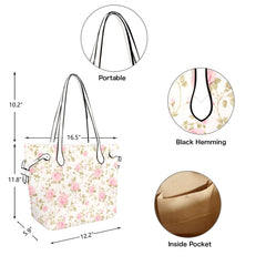 Dusty Rose Leather Handbag