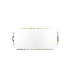 Golden Floral Leather Handbag