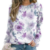 Lavender Blossom Women's Raglan Crewneck Sweatshirt