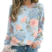 Lavender Blossom Women's Raglan Crewneck Sweatshirt